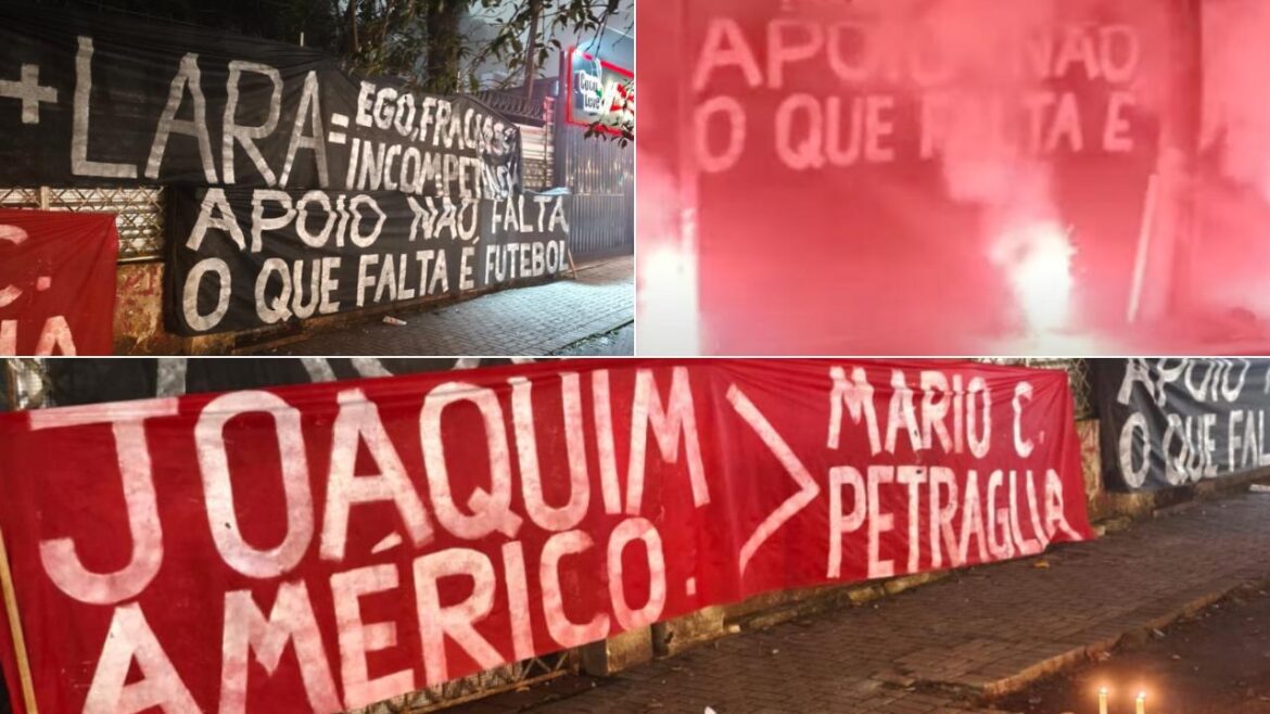 torcida-do-athletico-protesta-na-baixada,-cobra-petraglia-e-detona:-“elenco-de-centavos”