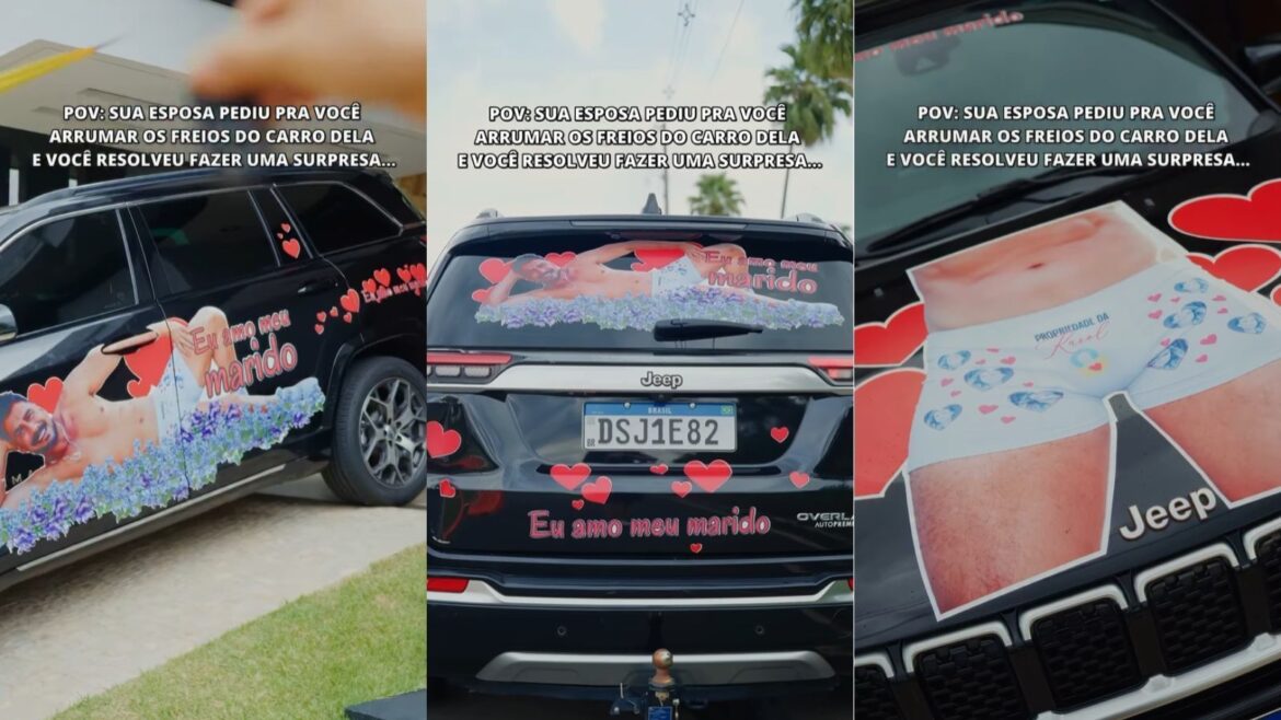 julio-rocha-estampa-carro-da-esposa-com-fotos-de-cueca:-“ama-o-suficiente?”
